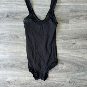 Capezio black dance leotard- size xs